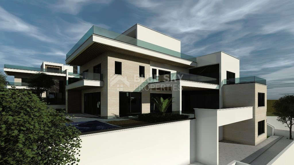 Modern 5 bedroom villa with swimming pool for sale in Agios Tychon, Limassol