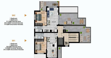 Modern One bedroom apartment for sale in Zakaki, Limassol