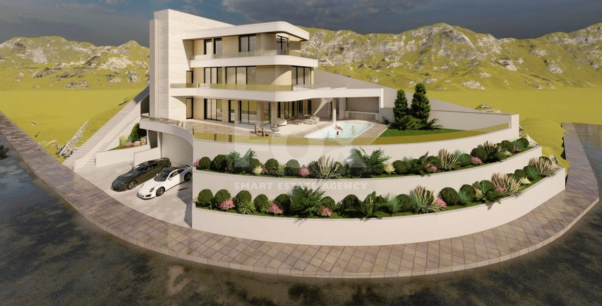 Luxury Six Bedroom Villa with Panoramic View in Agios Tychon, Limassol