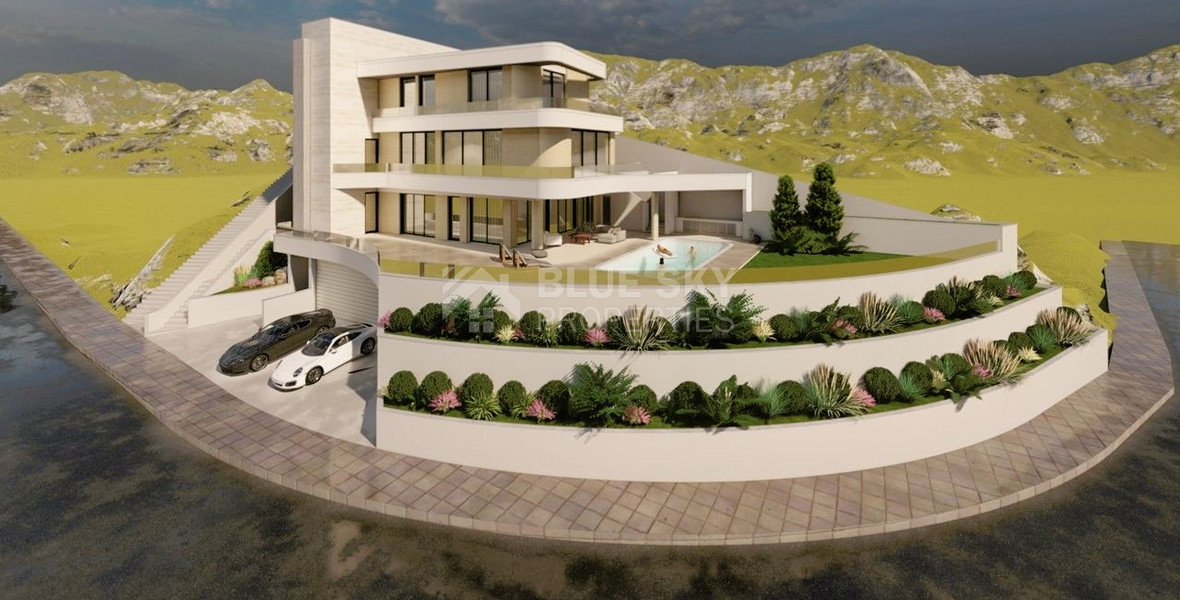 Luxury Six Bedroom Villa with Panoramic View in Agios Tychon, Limassol