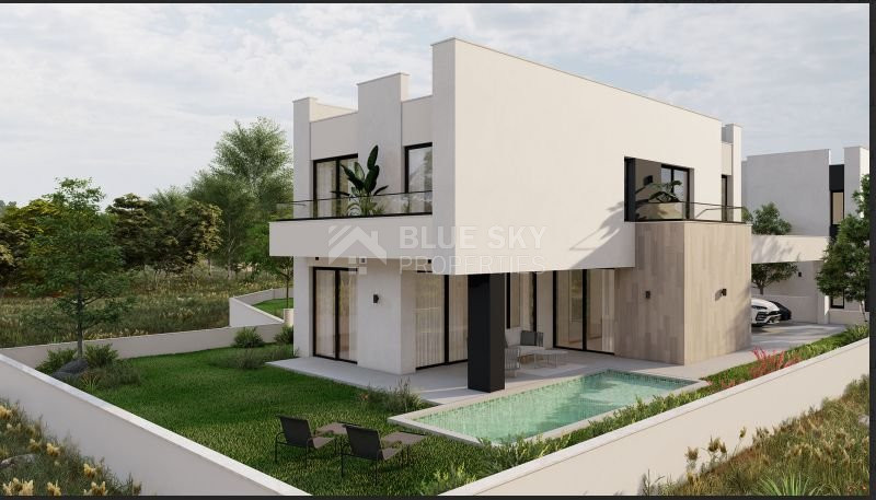 Brand New-Three Bedroom Detached House With Swimming Pool in Palodeia Area