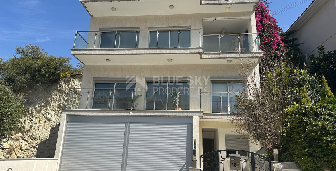 Detached 4 bedroom house in the quiet residential location of Agios Tychonas.