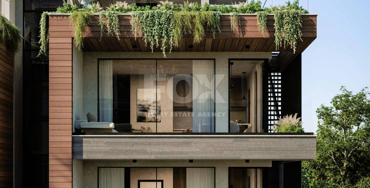 Three bedroom top floor apartment with roof garden for sale in Agios Nektarios, Limassol