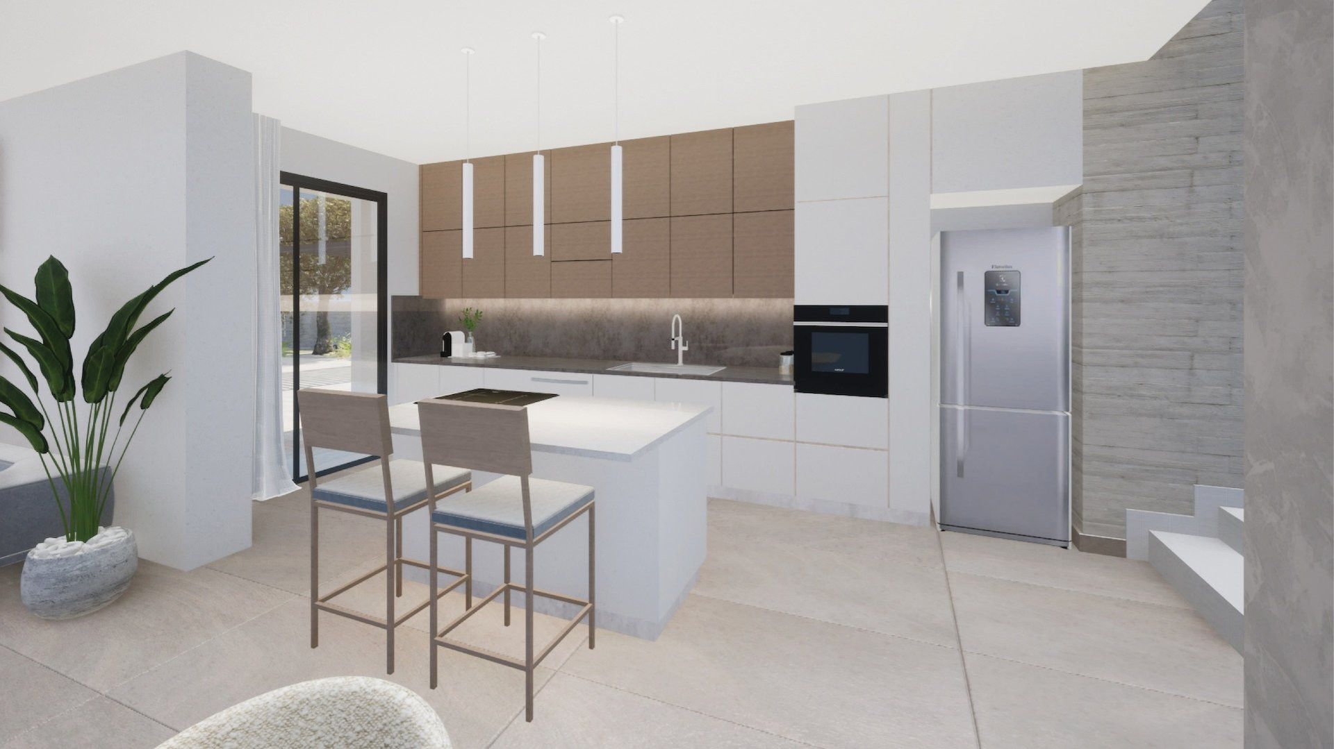 Apartamento 4 habitaciones 206 m² Kissonerga, Chipre