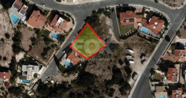 Spacious residential plot near green area located in quiet area at Konia, Paphos.