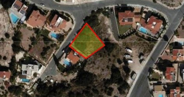 Spacious residential plot near green area located in quiet area at Konia, Paphos.