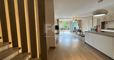 FOR RENT LUXURY FIVE BEDROOM VILLA 20 METRES FROM THE SEA IN THE AMATHOUNDA AREA OF LIMASSOL