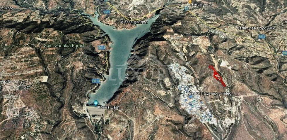 INDUSTRIAL LAND FOR SALE IN YPSONAS, LIMASSOL