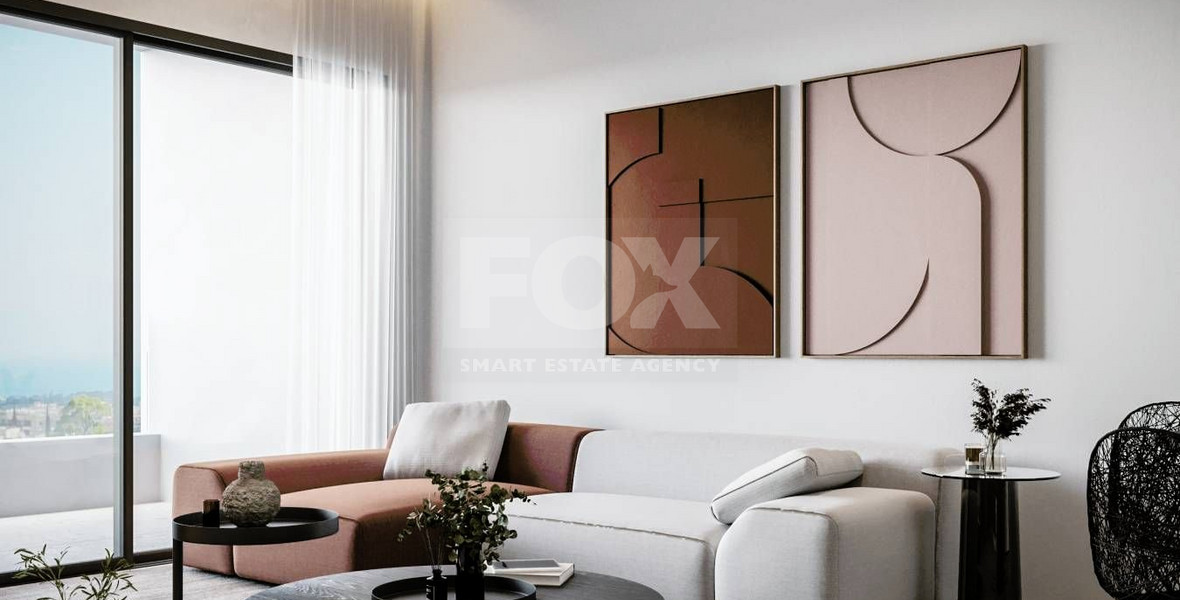 Two bedrooms elegant apartment on first floor in Geroskypou