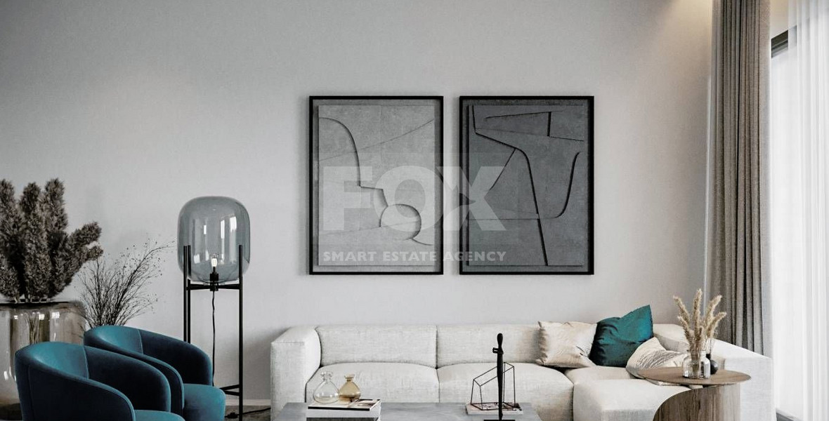 Two bedrooms elegant apartment on first floor in Geroskypou