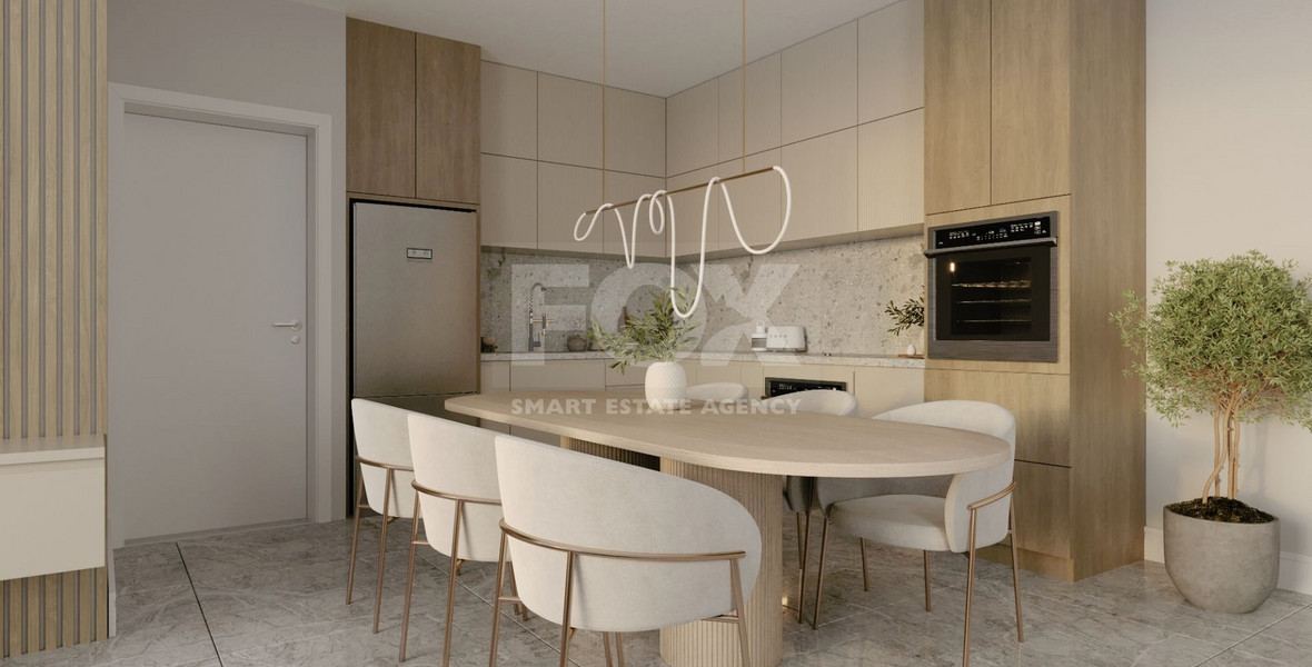 Two bedrooms elegant apartment on first floor in Geroskypou