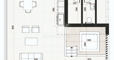 Two bedroom apartment with Roof Garden for sale in Mesa Geitonia, Limassol