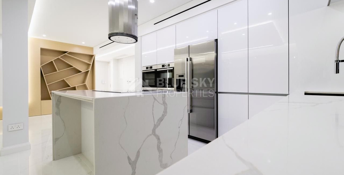 LUXURY TOP FLOOR SEA VIEW APARTMENT FOR RENT IN POTAMOS GERMASOGIAS