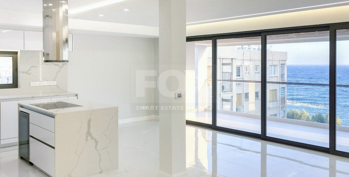 LUXURY TOP FLOOR SEA VIEW APARTMENT FOR RENT IN POTAMOS GERMASOGIAS