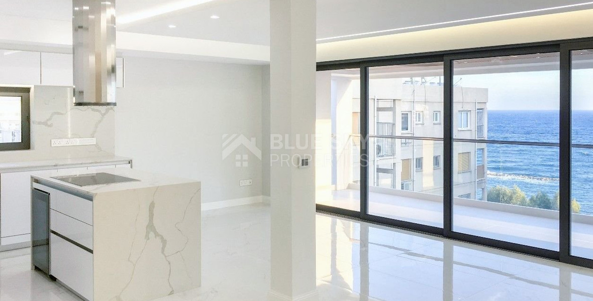 LUXURY TOP FLOOR SEA VIEW APARTMENT FOR RENT IN POTAMOS GERMASOGIAS