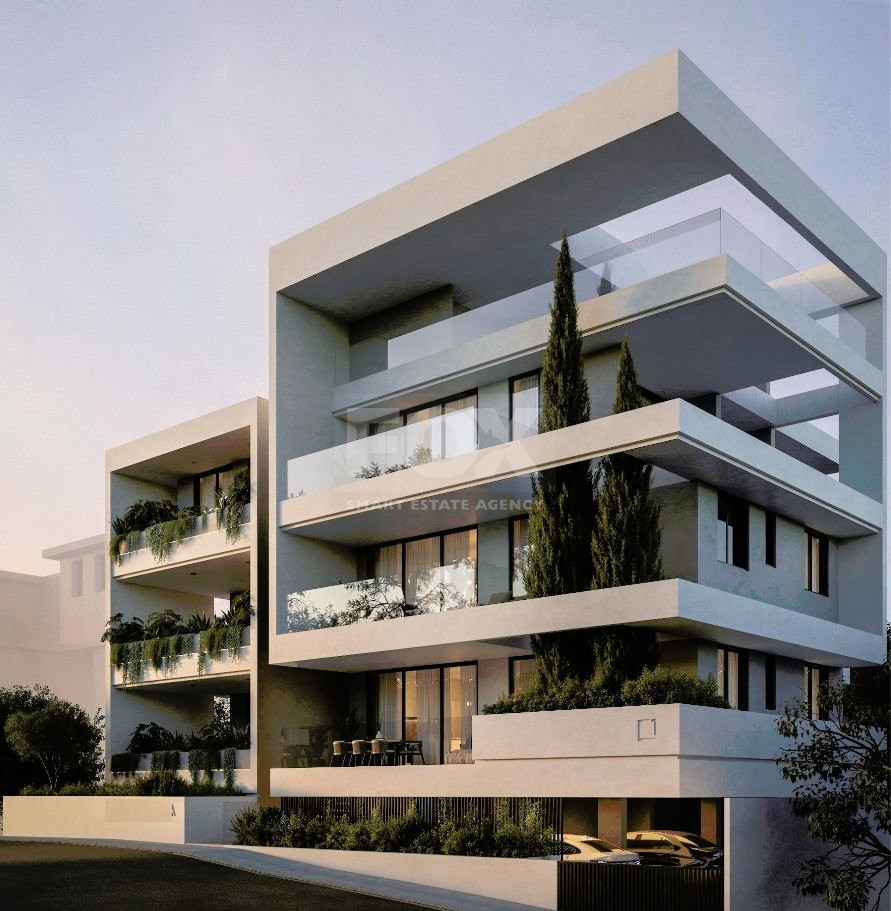 Top floor two bedroom apartment with Roof garden for sale in Columbia area, Limassol