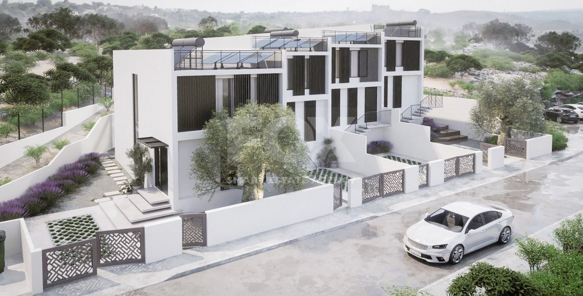 Modern Design-Luxury Specification Two Bedroom Townhouse In Erimi