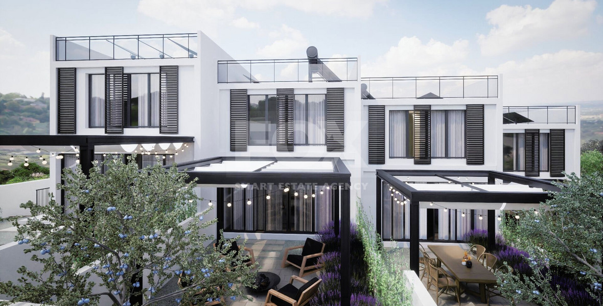 Modern Design-Luxury Specification Two Bedroom Townhouse In Erimi