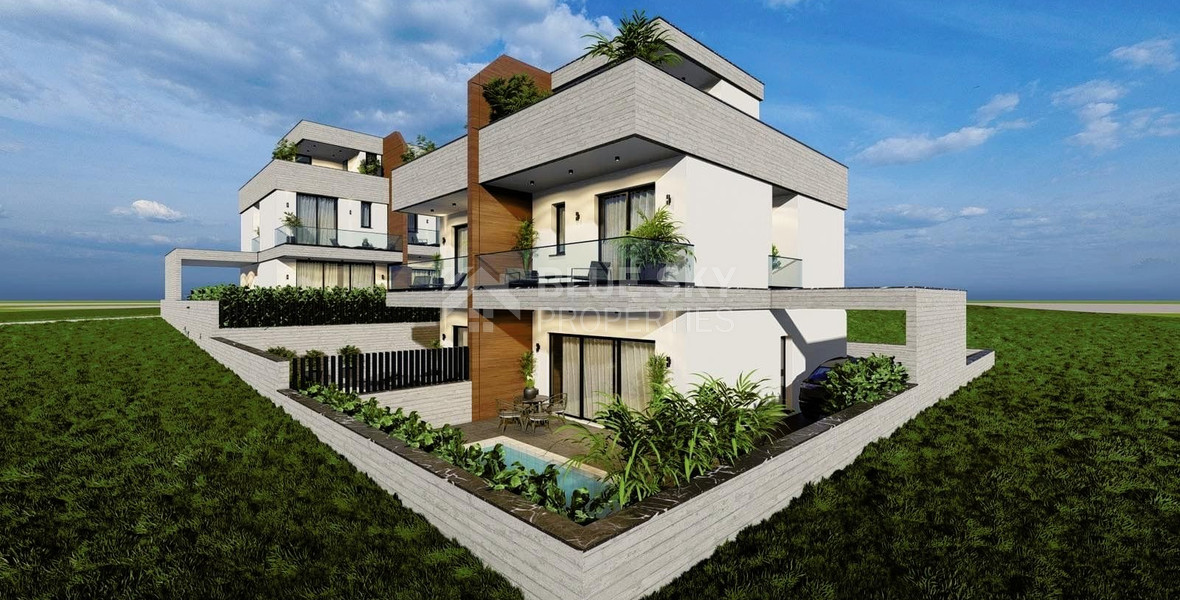 Spacious-Modern Design Two Bedroom Townhouses With Swimming Pool