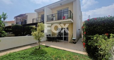 Three-Bedroom Furnished Maisonette for rent in Potamos Germasogeias: Gated Complex, Communal Swimming Pool