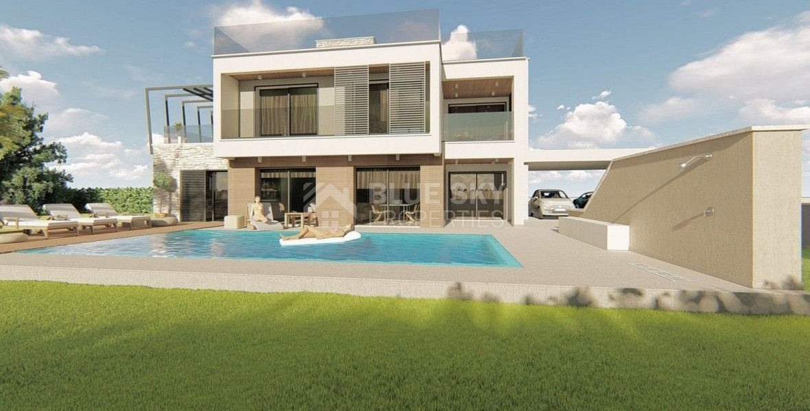 Four bedroom luxury detached villa in  Secret Valley, Kouklia,