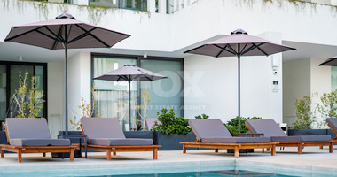 Three bedroom luxury penthouse on fifth floor in Tombs of the Kings area, Paphos