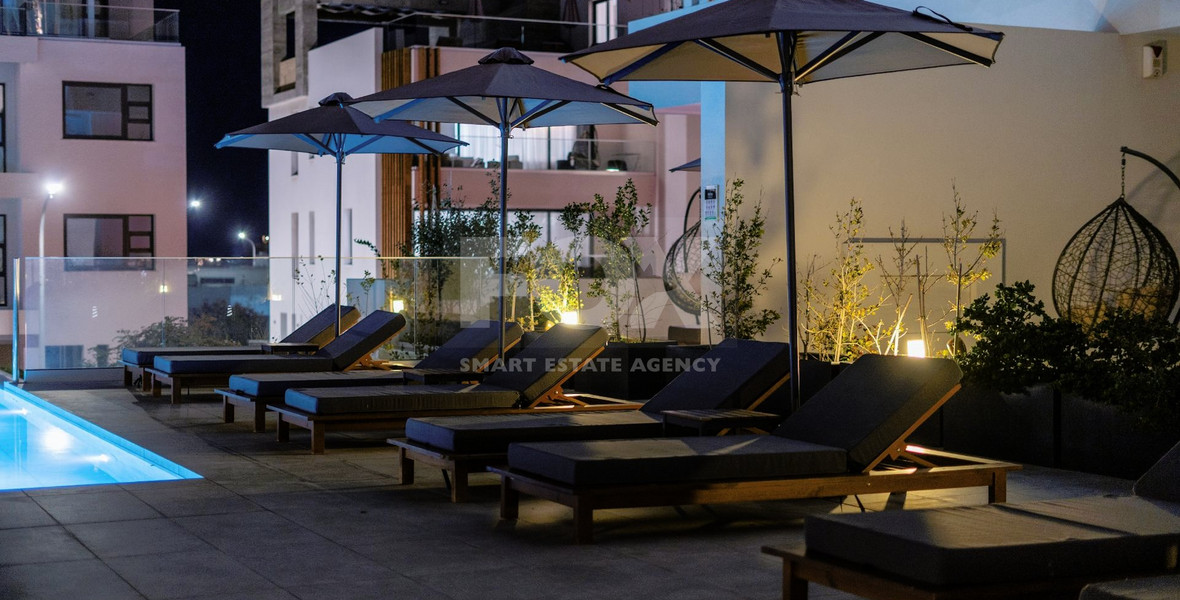 Three bedroom luxury penthouse on fifth floor in Tombs of the Kings area, Paphos