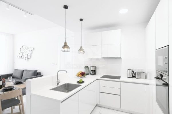 Three bedroom luxury penthouse on fifth floor in Tombs of the Kings area, Paphos