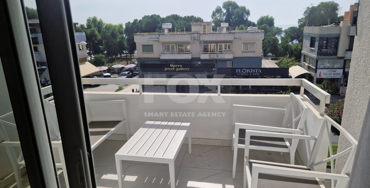 Sea view two bedroom apartment for rent in Potamos Germasogeias (tourist area), Limassol