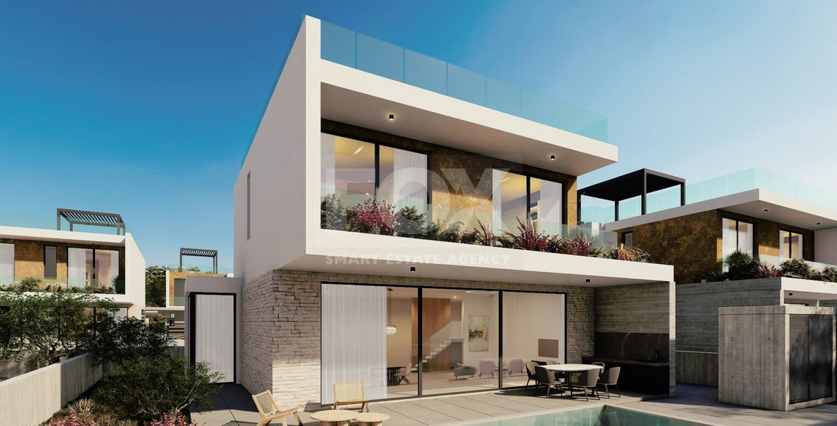 Three bedroom luxury villas in Geroskypou area, Paphos