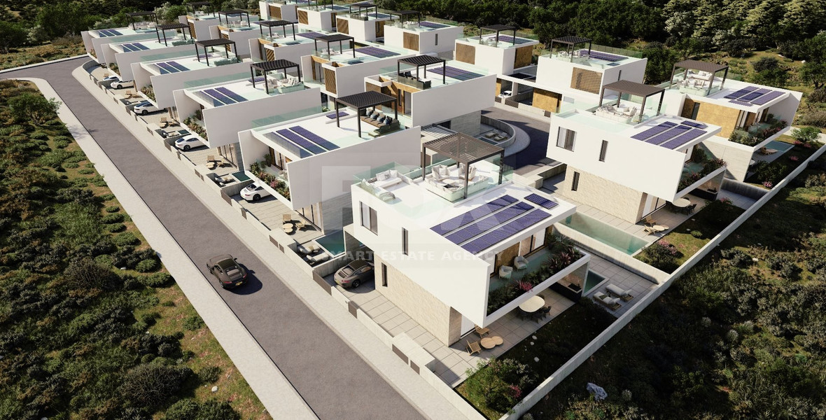 Three bedroom luxury villas in Geroskypou area, Paphos