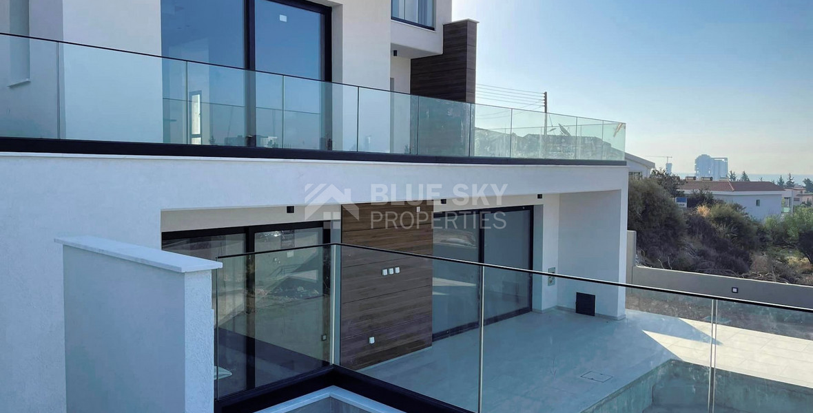 Brand new, luxurious, modern design, ready to move in, five bedroom detached villa in Paniotis Area-Germasogeia