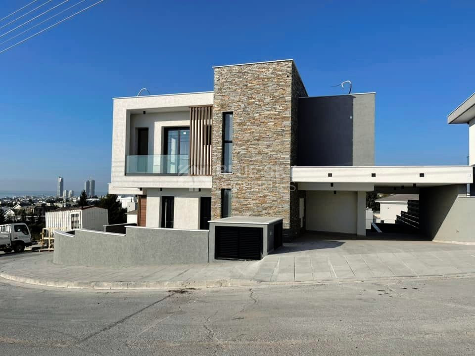 Brand new, luxurious, modern design, ready to move in, five bedroom detached villa in Paniotis Area-Germasogeia