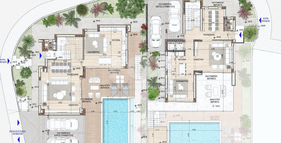 Brand new, luxurious, modern design, ready to move in, five bedroom detached villa in Paniotis Area-Germasogeia