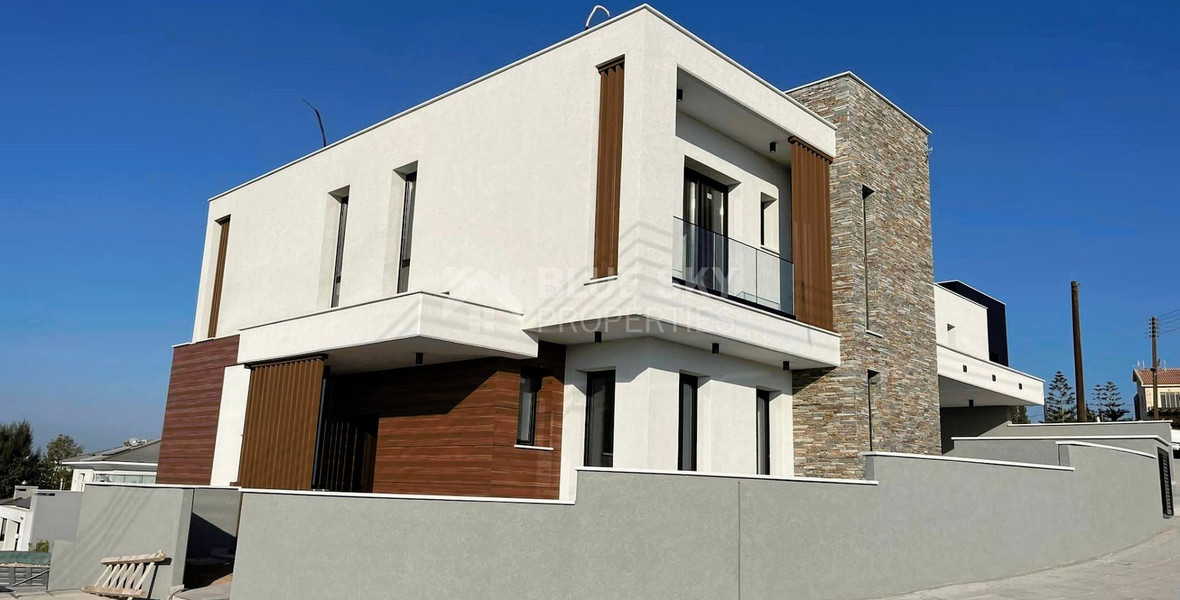 Brand new, luxurious, modern design, ready to move in, five bedroom detached villa in Paniotis Area-Germasogeia