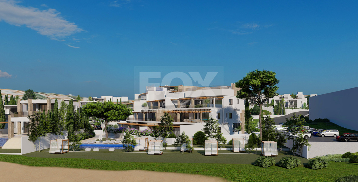 Luxury Two Bedroom Sea View Apartment for Sale in Paphos Venus Beach – Exclusive Resort Living with Premium Amenities