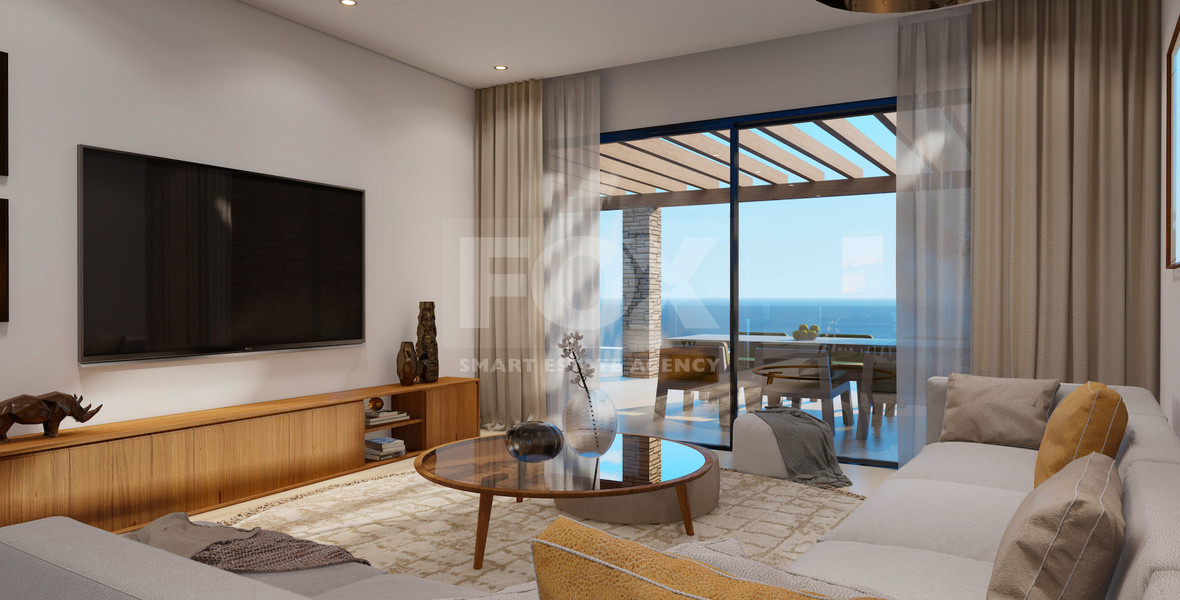 Luxury Two Bedroom Sea View Apartment for Sale in Paphos Venus Beach – Exclusive Resort Living with Premium Amenities