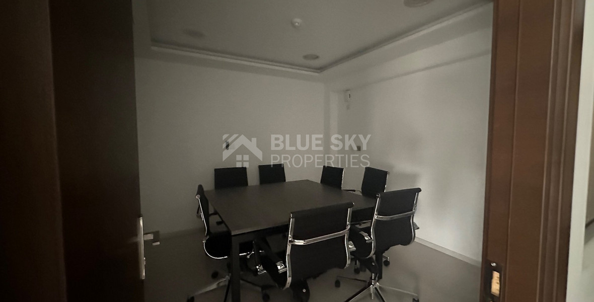 Furnished whole floor offices 295sqm on prime business avenue