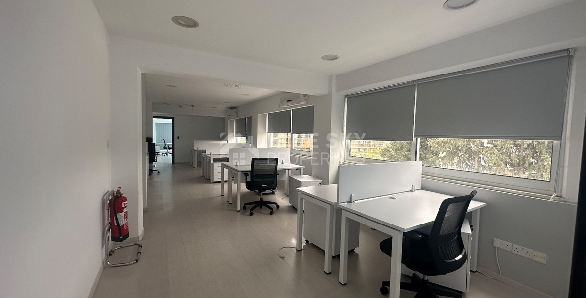 Furnished whole floor offices 295sqm on prime business avenue