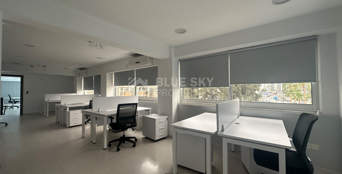 Furnished whole floor offices 295sqm on prime business avenue