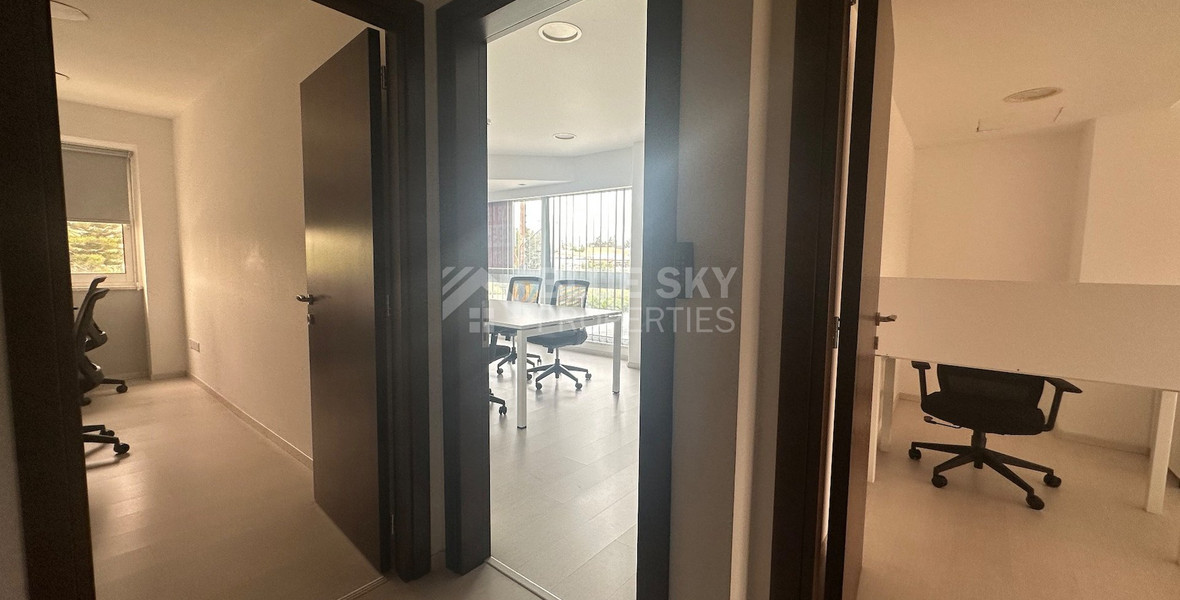 Furnished whole floor offices 295sqm on prime business avenue