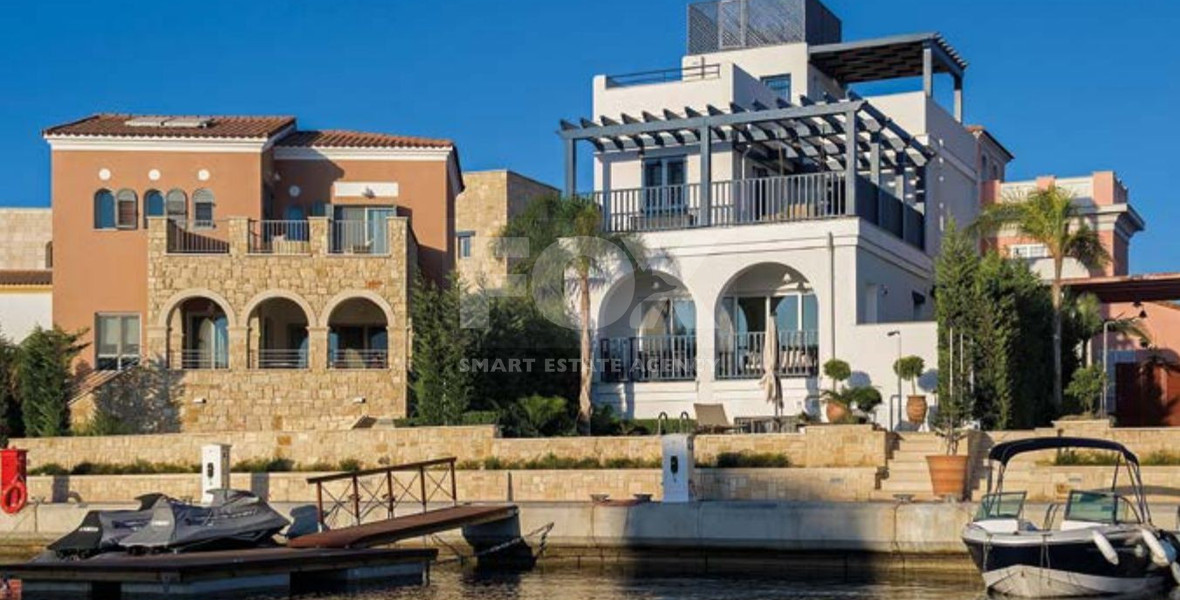 Luxury Three Bedroom Villa for sale  in Limassol Marina- Beachfront private Pool and Berth