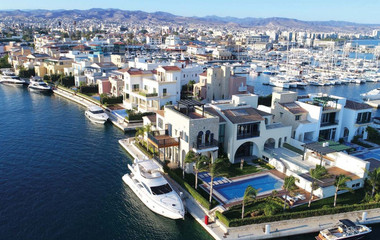 Luxury Three Bedroom Villa for sale  in Limassol Marina- Beachfront private Pool and Berth