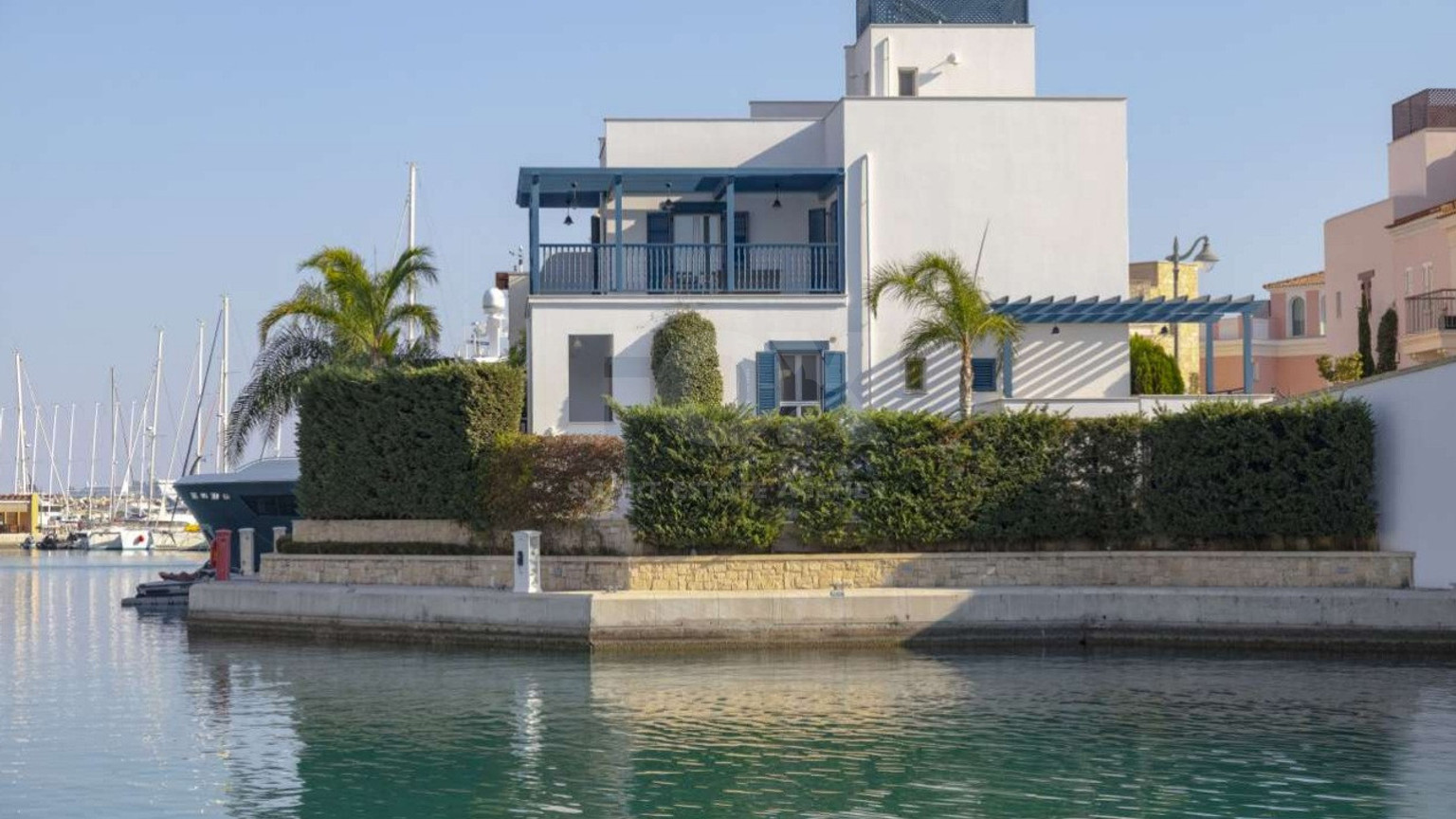 Luxury Three Bedroom Villa for sale  in Limassol Marina- Beachfront private Pool and Berth