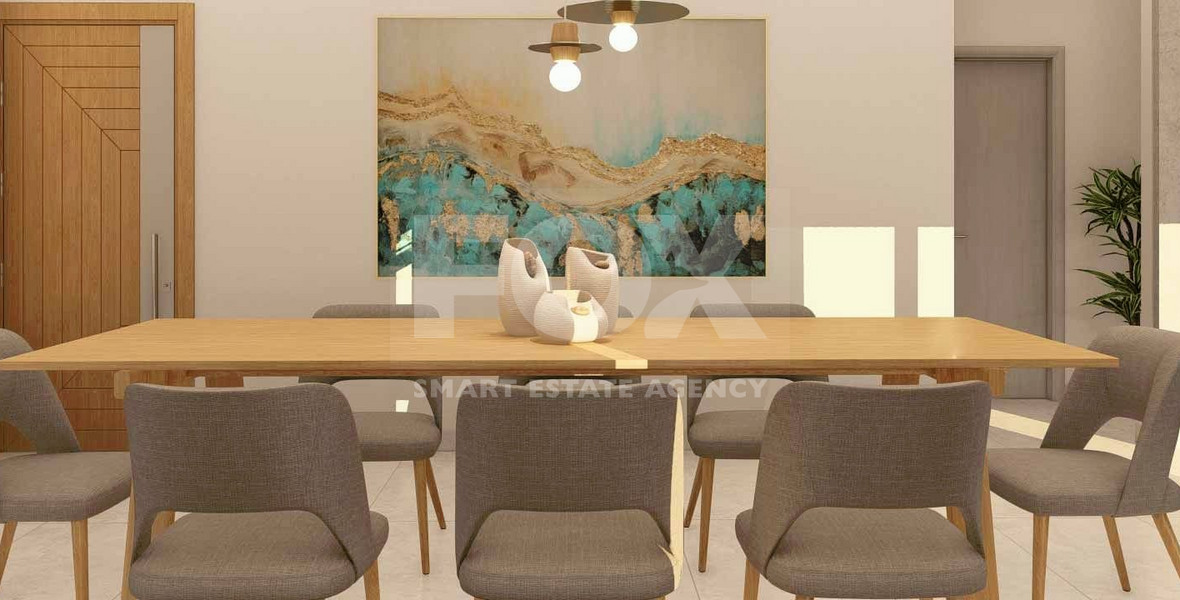 Three bedroom magnificent apartment on the first floor in the center of Paphos