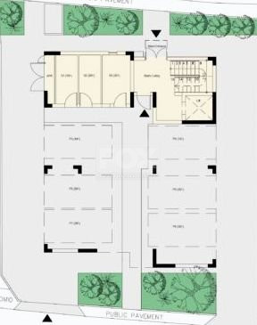 Three bedroom luxury apartment on second floor in the center of Paphos