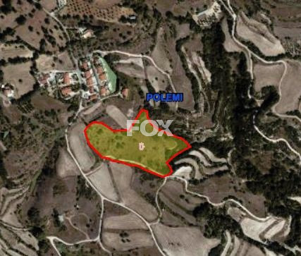 Plot of land for sale 17057 m² in Polemi, Paphos, Cyprus