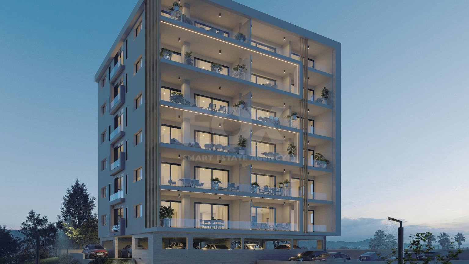 Three bedroom apartment on sixth floor in the Center of Paphos