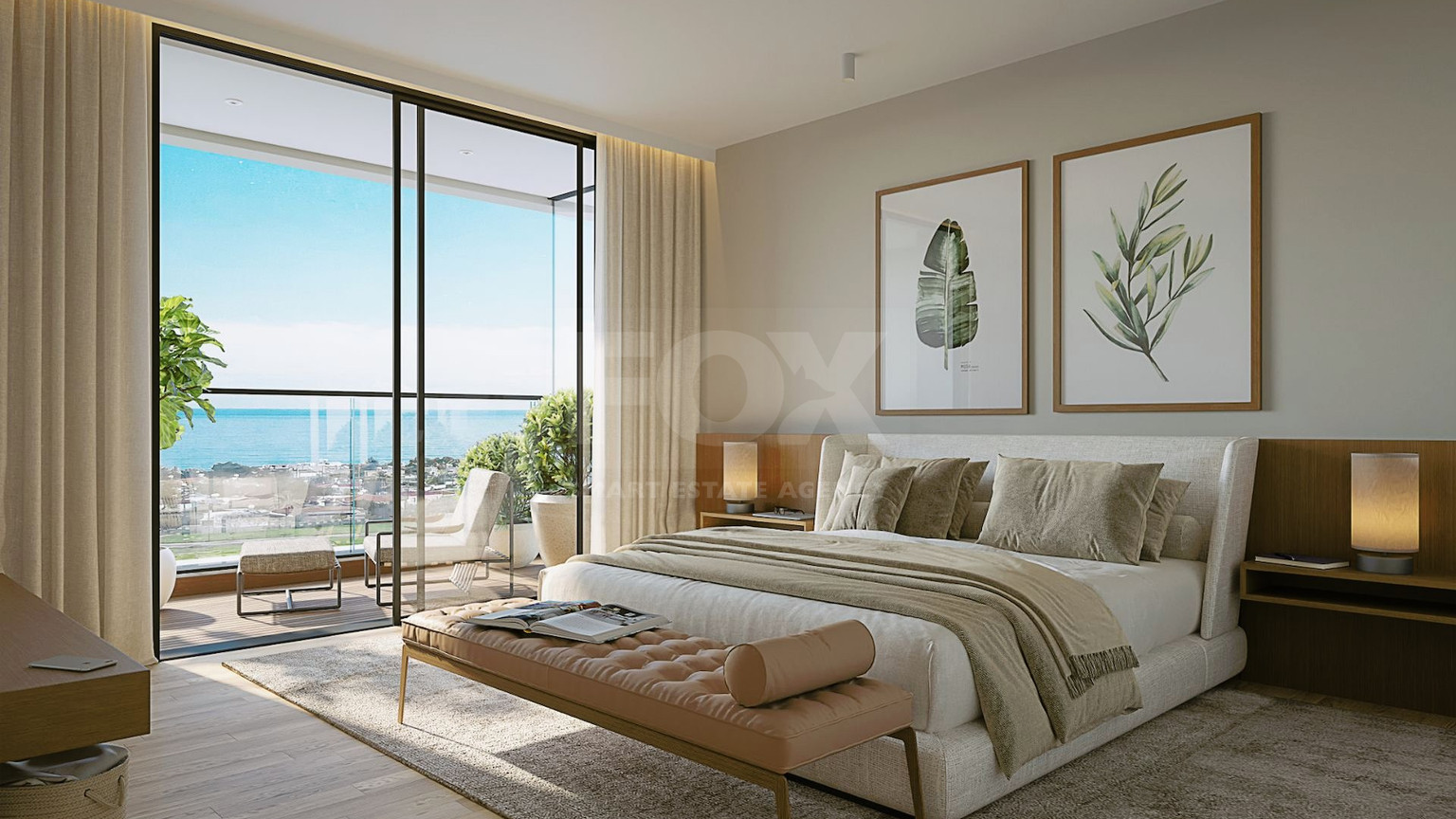 Three bedroom apartment on sixth floor in the Center of Paphos