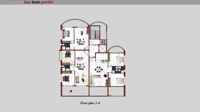 Three bedroom apartment on sixth floor in the Center of Paphos